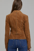 Kiara Kadın Süet Deri Ceket | Derimod Kiara Kadın Süet Deri Ceket | Derimod