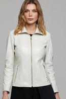 Kristine Kadın Deri Ceket | Derimod Kristine Kadın Deri Ceket | Derimod