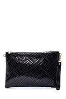 Women's Geometric Patterned Portfolio | Derimod Women's Geometric Patterned Portfolio | Derimod