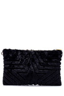 Women's Starry Plush Portfolio | Derimod Women's Starry Plush Portfolio | Derimod