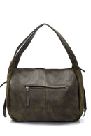 Women's Suede Shoulder Bag | Derimod Women's Suede Shoulder Bag | Derimod