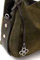 Women's Suede Shoulder Bag | Derimod Women's Suede Shoulder Bag | Derimod