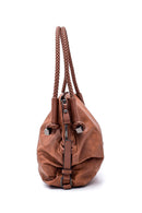 Women's Knitted Detailed Shoulder Bag | Derimod Women's Knitted Detailed Shoulder Bag | Derimod