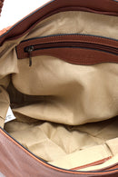 Women's Knitted Detailed Shoulder Bag | Derimod Women's Knitted Detailed Shoulder Bag | Derimod