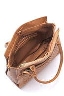 Women's Patterned Shoulder Bag | Derimod Women's Patterned Shoulder Bag | Derimod