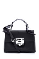 Kadın Siyah Suni Deri El Çantası | Derimod Kadın Siyah Suni Deri El Çantası | Derimod