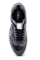 Women's Leather Zipper Detailed Sneaker | Derimod Women's Leather Zipper Detailed Sneaker | Derimod