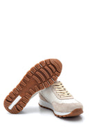 Women's Leather Patterned Sneaker | Derimod Women's Leather Patterned Sneaker | Derimod