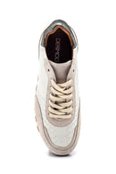 Women's Leather Patterned Sneaker | Derimod Women's Leather Patterned Sneaker | Derimod