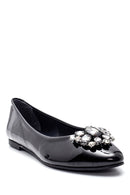 Women's Stone Detailed Ballerinas | Derimod Women's Stone Detailed Ballerinas | Derimod