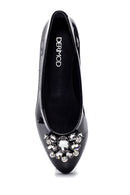 Women's Stone Detailed Ballerinas | Derimod Women's Stone Detailed Ballerinas | Derimod