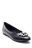 Women's Stone Detailed Ballerinas | Derimod Women's Stone Detailed Ballerinas | Derimod