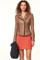 Kiara Kadın Deri Ceket | Derimod Kiara Kadın Deri Ceket | Derimod