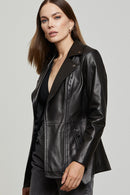 Jetset Kadın Deri Ceket | Derimod Jetset Kadın Deri Ceket | Derimod