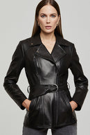 Jetset Kadın Deri Ceket | Derimod Jetset Kadın Deri Ceket | Derimod