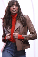 London Kadın Deri Ceket | Derimod London Kadın Deri Ceket | Derimod