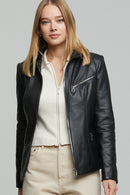 Patricia Kadın Deri Ceket | Derimod Patricia Kadın Deri Ceket | Derimod