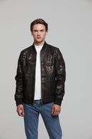 Inıesta Erkek Deri Ceket | Derimod Inıesta Erkek Deri Ceket | Derimod