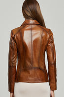 Krıstıne Kadın Deri Ceket | Derimod Krıstıne Kadın Deri Ceket | Derimod