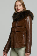 Wendy Kadın Deri Ceket | Derimod Wendy Kadın Deri Ceket | Derimod