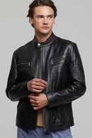 George Erkek Deri Ceket | Derimod George Erkek Deri Ceket | Derimod