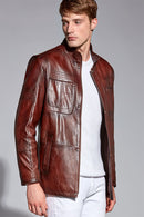 Calvın Erkek Deri Mont | Derimod Calvın Erkek Deri Mont | Derimod