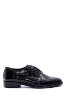 Women's Leather Crocodile Patterned Shoes | Derimod Women's Leather Crocodile Patterned Shoes | Derimod