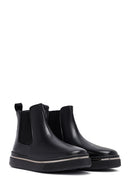 Men's Black Thick Sole Leather Chelsea Boots | Derimod Men's Black Thick Sole Leather Chelsea Boots | Derimod
