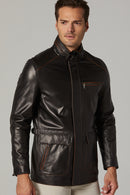 Casilla Erkek Deri Ceket | Derimod Casilla Erkek Deri Ceket | Derimod