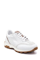 Men's Leather Patterned Sneaker | Derimod Men's Leather Patterned Sneaker | Derimod