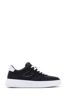 Alberto Guardiani Men's Black New Era Thick Soled Leather Sneaker | Derimod Alberto Guardiani Men's Black New Era Thick Soled Leather Sneaker | Derimod