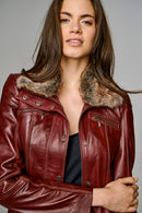 Rebecca Kadın Deri Ceket | Derimod Rebecca Kadın Deri Ceket | Derimod