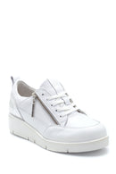 Women's Leather Zipper Detailed Shoes | Derimod Women's Leather Zipper Detailed Shoes | Derimod
