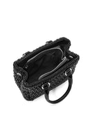 Kadın Siyah Uzun Askılı Kapitone Kol Çantası | Derimod Kadın Siyah Uzun Askılı Kapitone Kol Çantası | Derimod