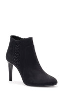 Women's Suede Heeled Boots | Derimod Women's Suede Heeled Boots | Derimod