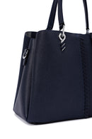 Women's Navy Blue Long Strap Classic Handbag | Derimod Women's Navy Blue Long Strap Classic Handbag | Derimod