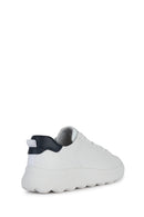Geox Erkek Beyaz Spherica Ec4.1 Bağcıklı Deri Spor Sneaker | Derimod Geox Erkek Beyaz Spherica Ec4.1 Bağcıklı Deri Spor Sneaker | Derimod