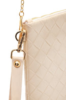 Women's Beige Faux Leather Portfolio | Derimod Women's Beige Faux Leather Portfolio | Derimod