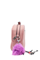 Women's Pink Faux Leather Crossbody Bag | Derimod Women's Pink Faux Leather Crossbody Bag | Derimod