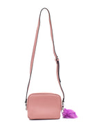 Women's Pink Faux Leather Crossbody Bag | Derimod Women's Pink Faux Leather Crossbody Bag | Derimod