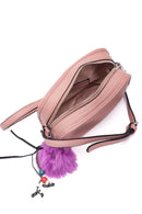 Women's Pink Faux Leather Crossbody Bag | Derimod Women's Pink Faux Leather Crossbody Bag | Derimod