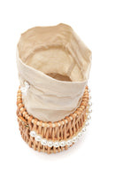 Women's Straw Beaded Clutch Bag | Derimod Women's Straw Beaded Clutch Bag | Derimod