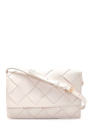 Women's White Braided Crossbody Bag | Derimod Women's White Braided Crossbody Bag | Derimod