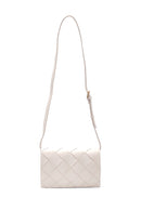 Women's White Braided Crossbody Bag | Derimod Women's White Braided Crossbody Bag | Derimod