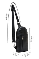 Men's Black Strap Crossbody Bag | Derimod Men's Black Strap Crossbody Bag | Derimod