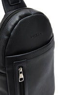 Men's Black Strap Crossbody Bag | Derimod Men's Black Strap Crossbody Bag | Derimod