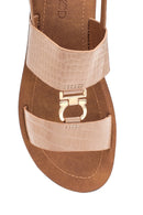 Women's Snake Pattern Sandals | Derimod Women's Snake Pattern Sandals | Derimod