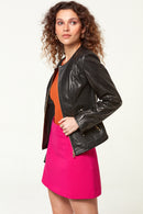 Florence Kadın Deri Ceket | Derimod Florence Kadın Deri Ceket | Derimod