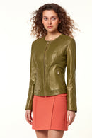 Florence Kadın Deri Ceket | Derimod Florence Kadın Deri Ceket | Derimod