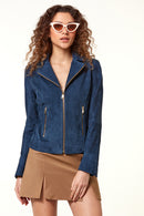 Lara Kadın Süet Deri Ceket | Derimod Lara Kadın Süet Deri Ceket | Derimod